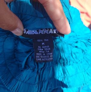 Savannah broom silk skirt